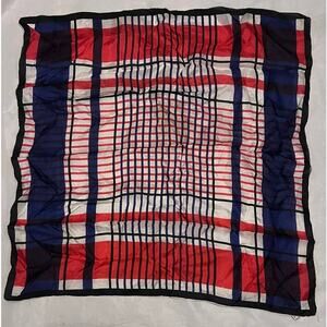 Vintage VERA Neumann Pure Silk Hand Rolled Scarf ~ Signed ~ 16" Pocket Scarf